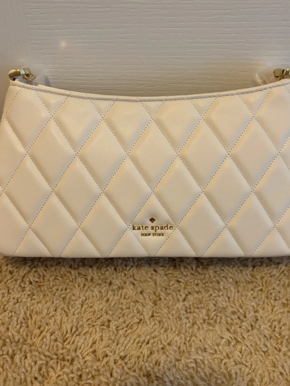 Kate Spade Carey Small Convertible Crossbody in Meringue